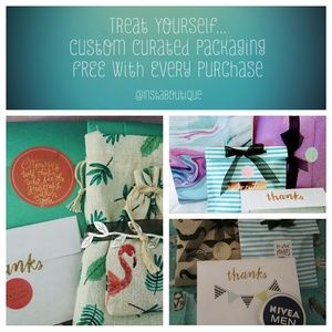Free Custom Packaging with Every Purchase